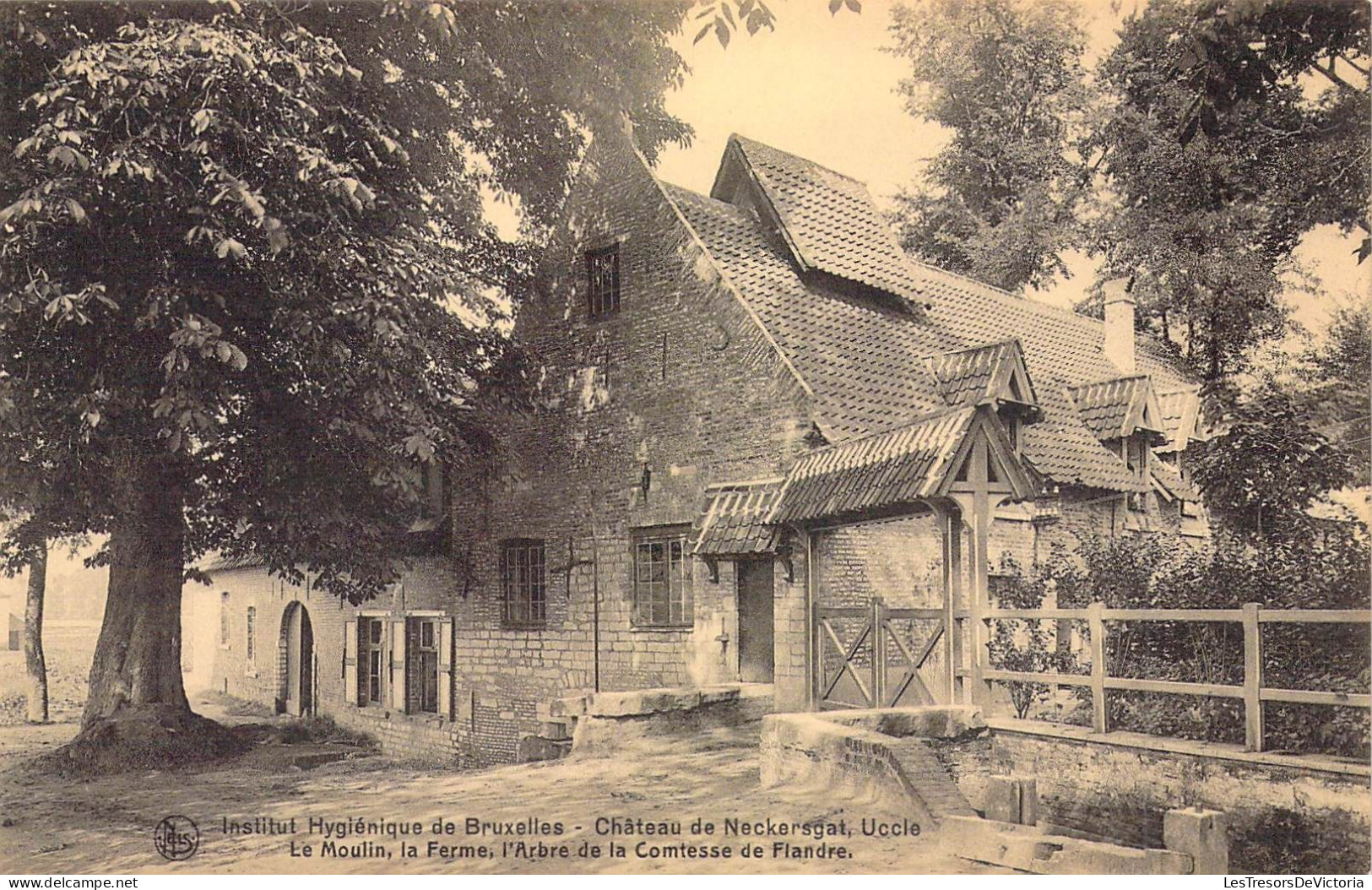 BELGIQUE - BRUXELLES - Institut Hygiénique - Château De Neckersgat - Le Moulin - La Ferme - Carte Postale Ancienne - Autres & Non Classés