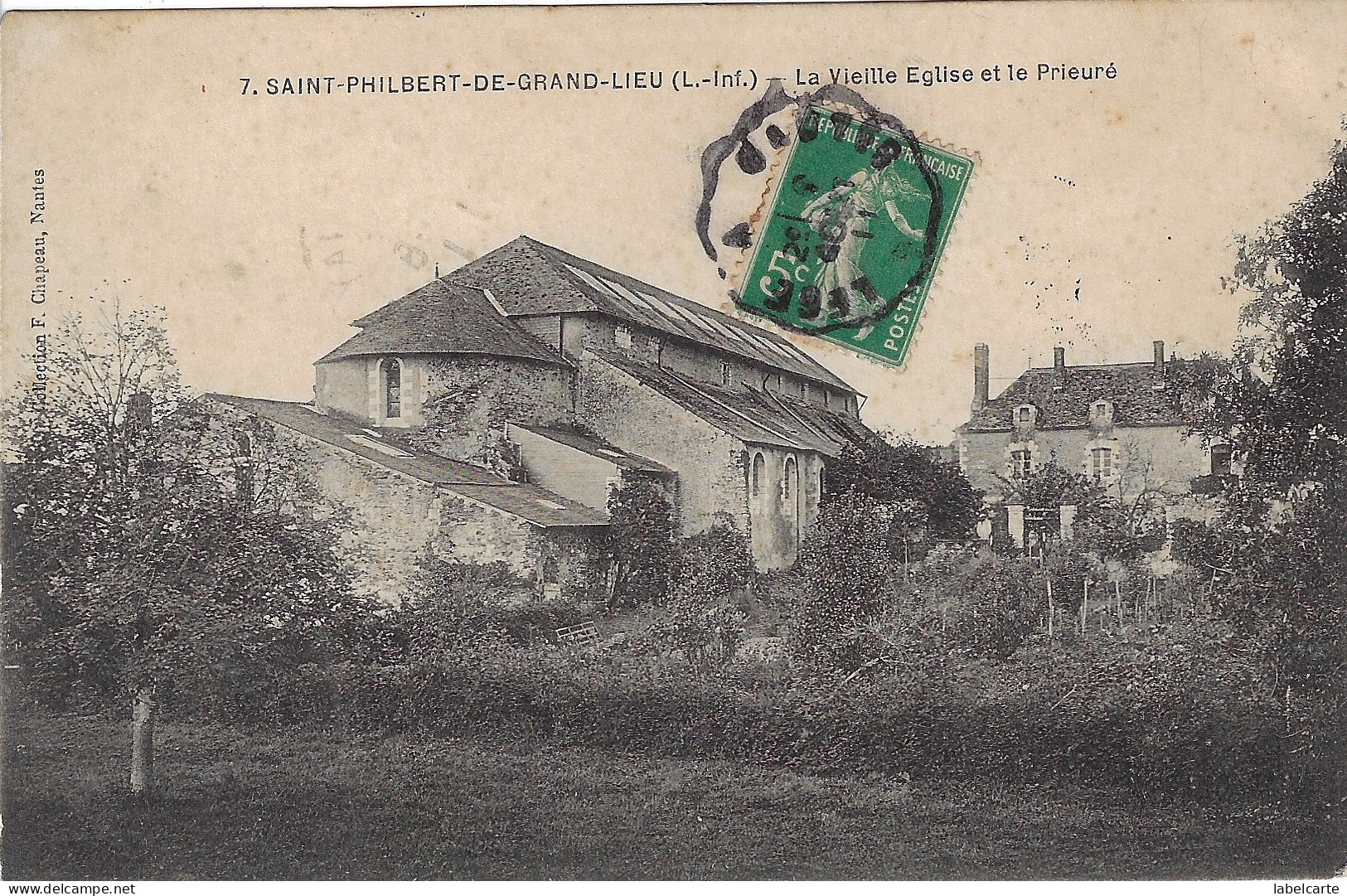 LOIRE ATLANTIQUE 44. SAINT PHILIBERT DE GRAND LIEU LA VIEILLE EGLISE ET LE PRIEURE - Saint-Philbert-de-Grand-Lieu