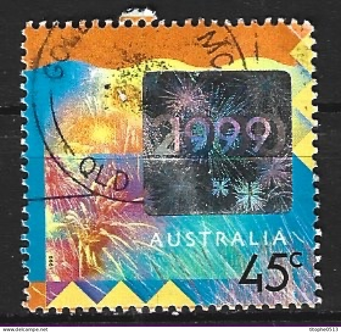 AUSTRALIE. N°1784 Oblitéré De 1999. Millénium. - Ologrammi