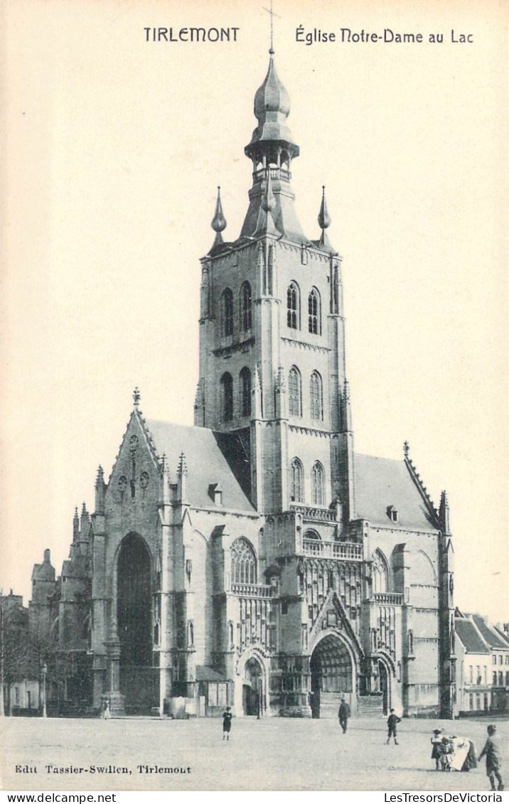 BELGIQUE - TIRLEMONT - Eglise Notre Dame Au Lac - Edit Tassier Swillen - Carte Postale Ancienne - Sonstige & Ohne Zuordnung