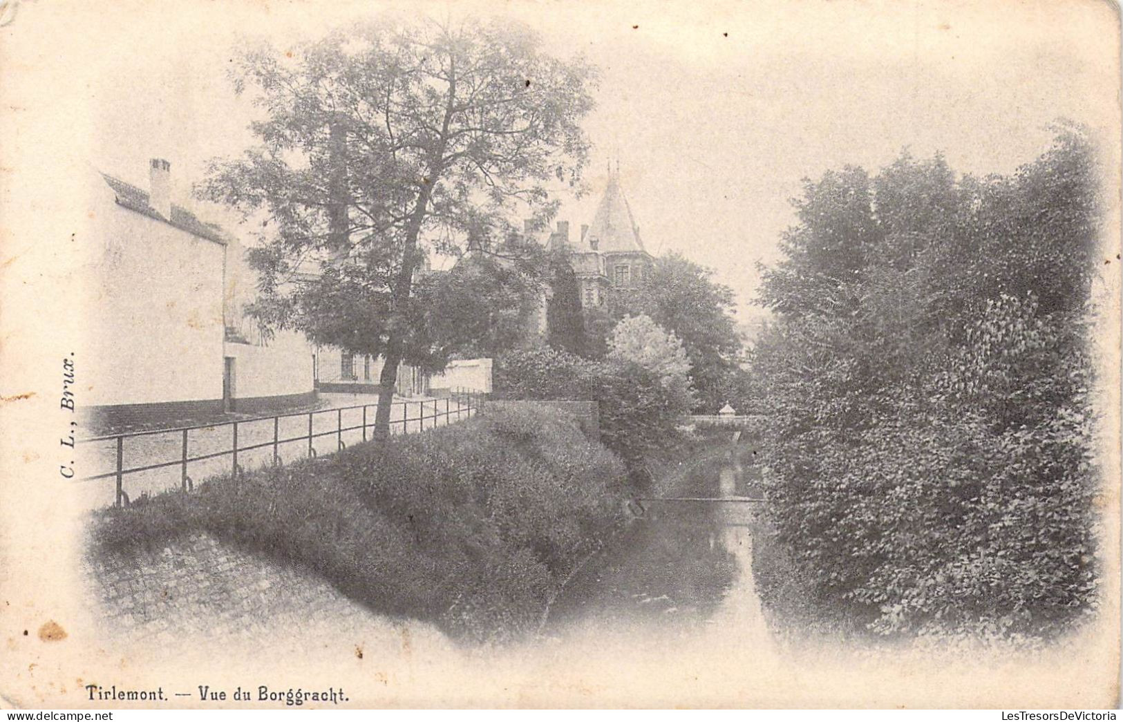 BELGIQUE - TIRLEMONT - Vue Du Borggracht - Carte Postale Ancienne - Tienen