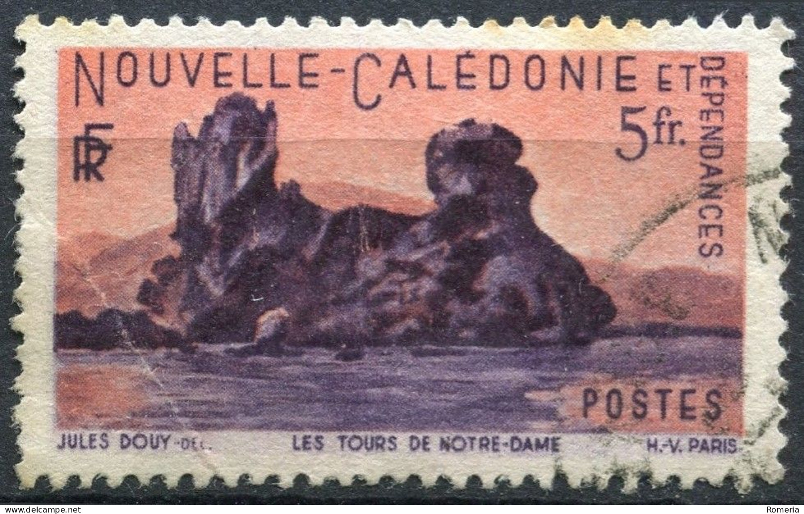 Nouvelle Calédonie - 1943/1959 - Lot timbres * TC et oblitérés - Nºs dans description