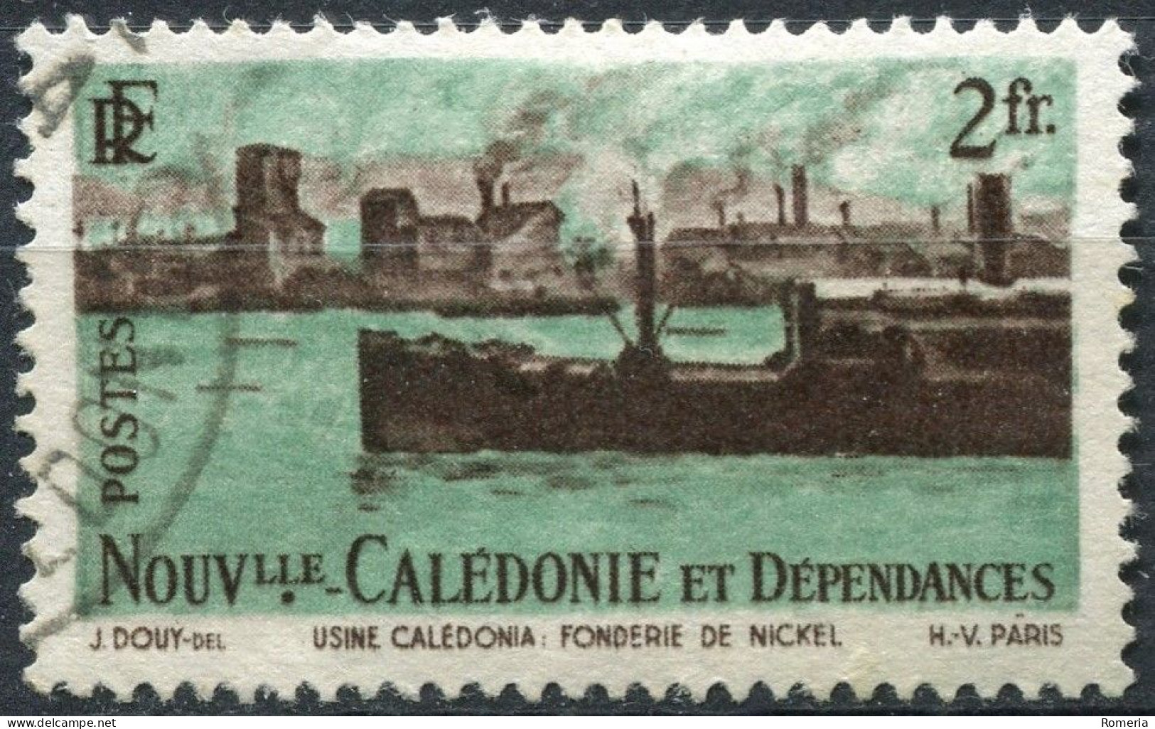 Nouvelle Calédonie - 1943/1959 - Lot timbres * TC et oblitérés - Nºs dans description