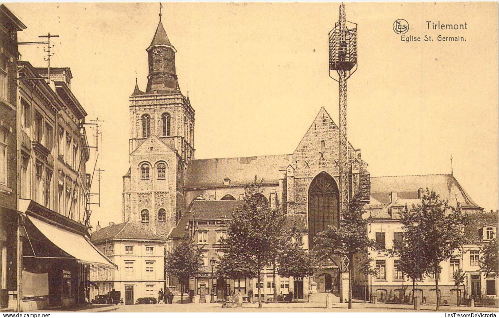 BELGIQUE - TIRLEMONT - Eglise Saint Germain - Edit G Brandhof Moers - Carte Postale Ancienne - Tienen