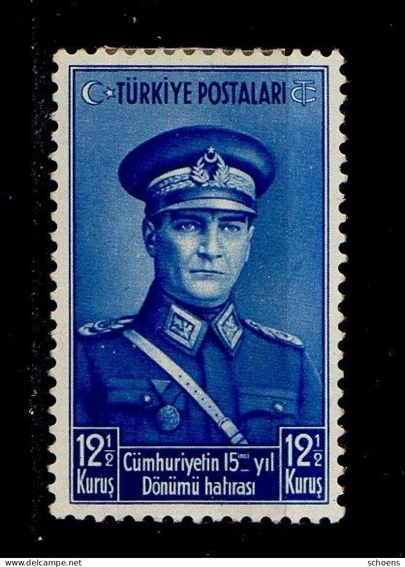 Turkey 1938, Michel 1034, */MH - Nuovi