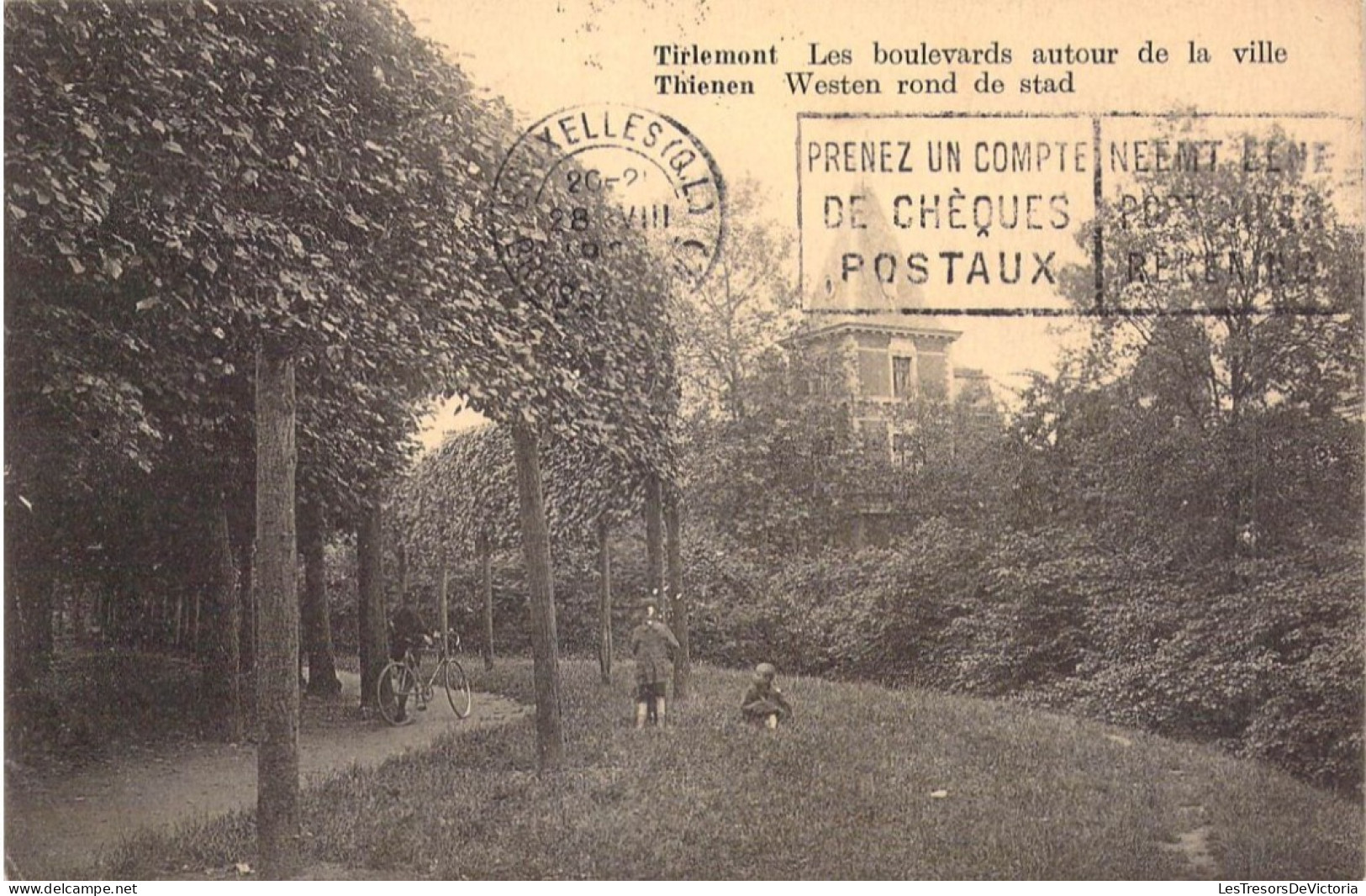 BELGIQUE - TIRLEMONT - Les Boulevards Autour De La Ville - Carte Postale Ancienne - Tienen