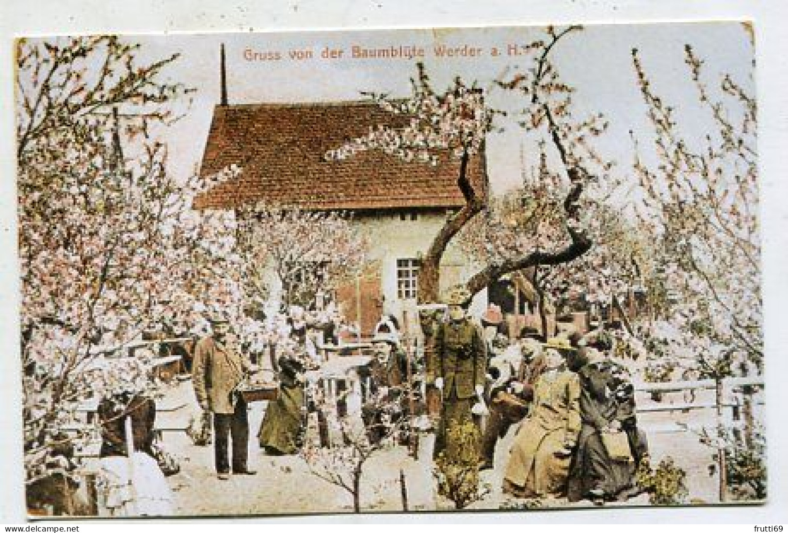 AK 142218 GERMANY - Werder A. H. - Gruss Von Der Baumblüte - MODERN REPRODUCTION CARD ! - Werder