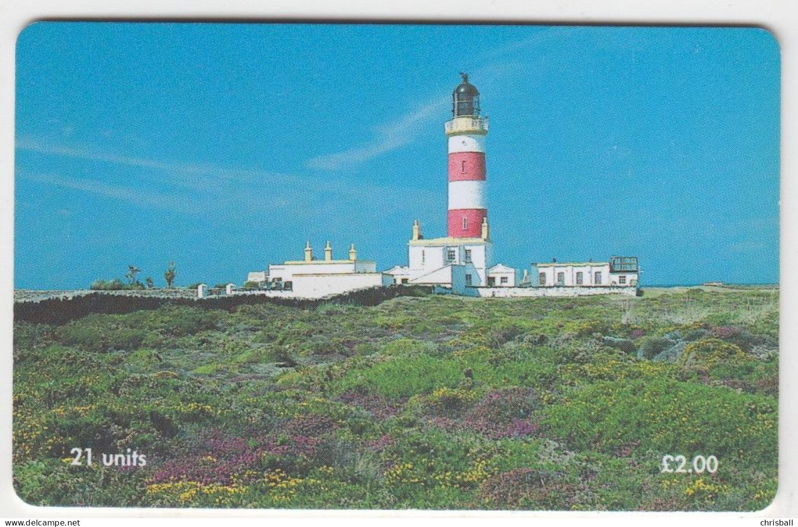 Isle Of Man  Phonecard - Ayre Lighthouse  Superb Condition  Code 1IOMEMA - Man (Isle Of)