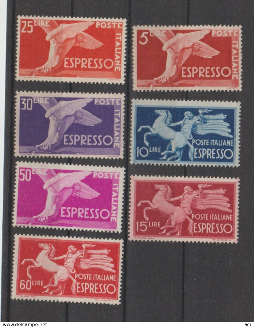 Italia E 20-26  1945 Espresso Serie Nuova - Correo Urgente/neumático