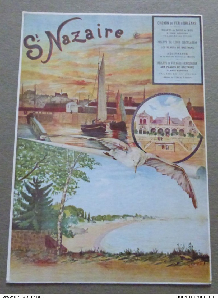 44  SAINT-NAZAIRE -  A LA BELLE EPOQUE REPRODUCTION D'UNE AFFICHE ANCIENNE - Saint Nazaire