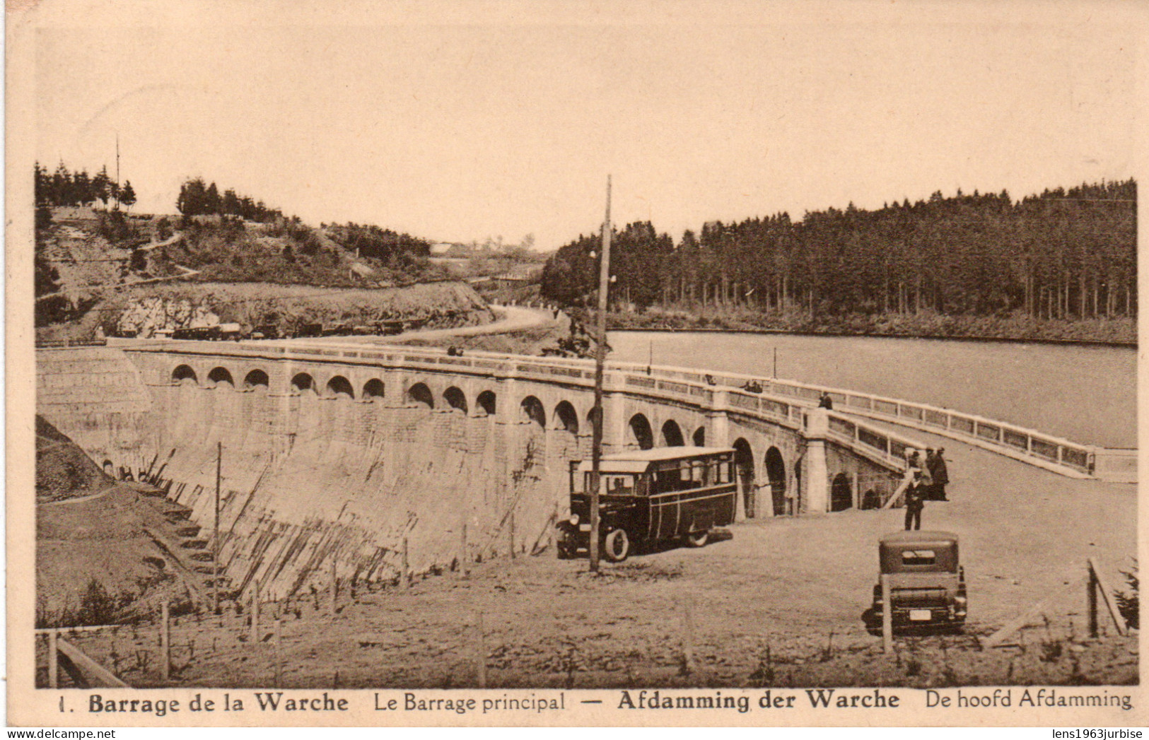 Barrage De La Warche , Le Barrage Principal - Bütgenbach