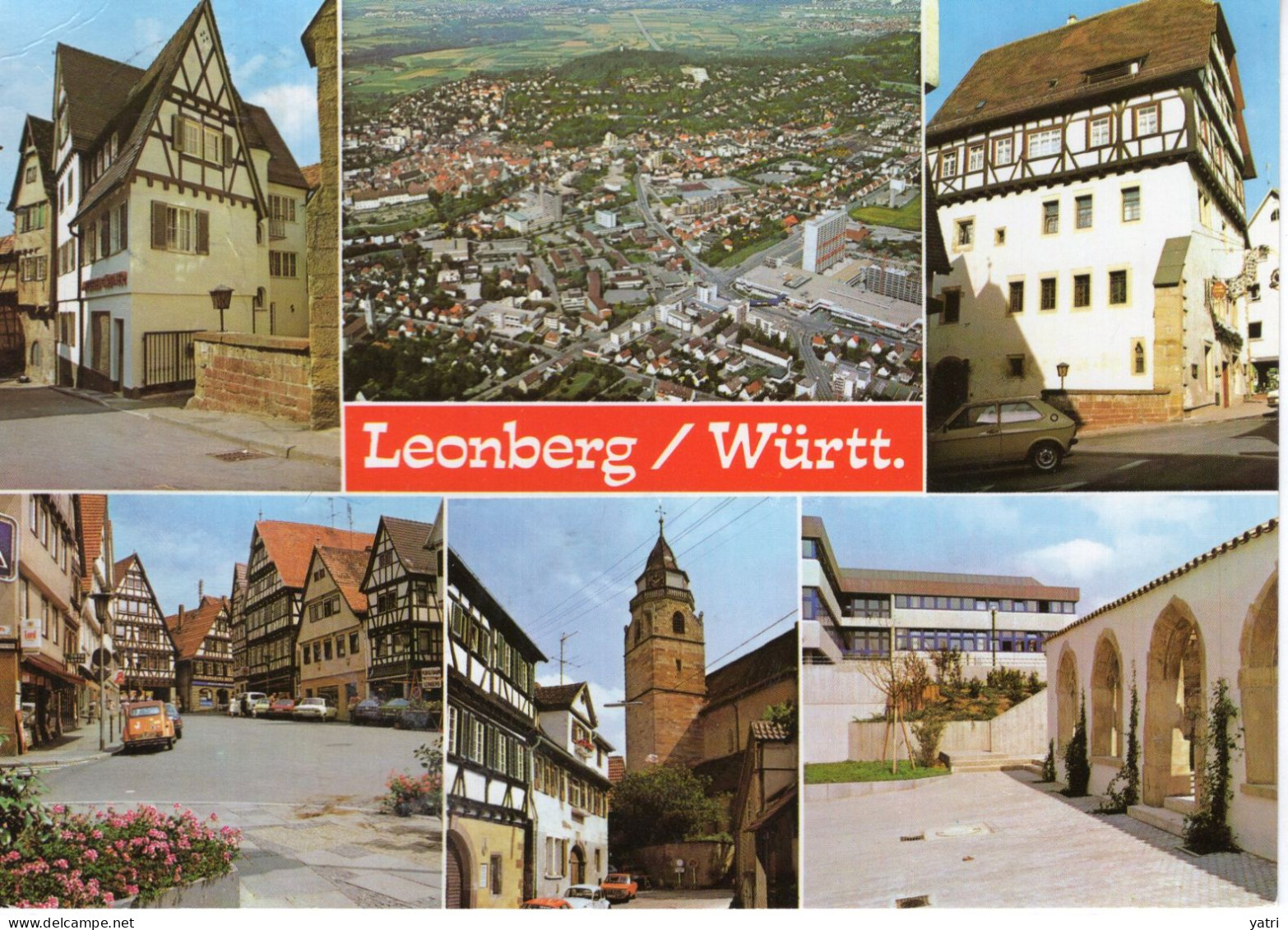 Germania - Leonberg (1984 - Viaggiata, Francobollo Asportato) - Leonberg