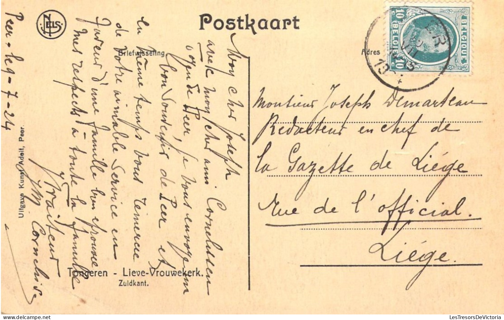 BELGIQUE - TONGRES - Lieve Vrouwekerk - Zuldkant - Carte Postale Ancienne - Tongeren