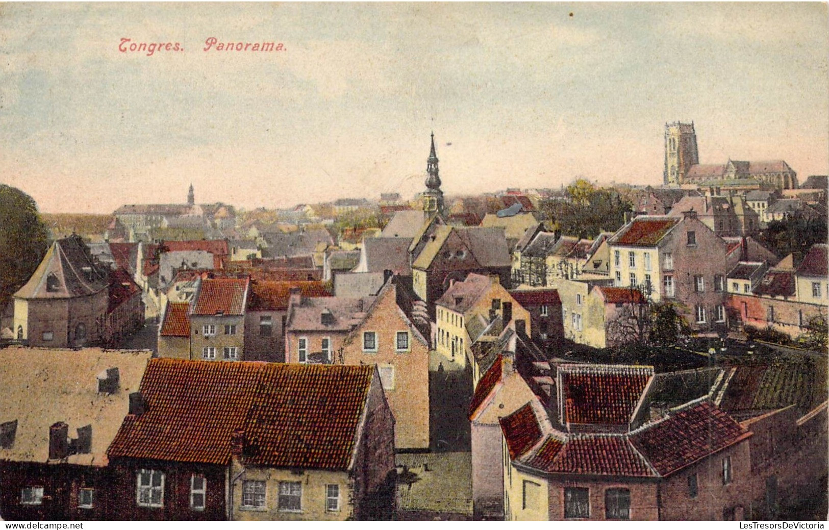 BELGIQUE - TONGRES - Panorama - Carte Postale Ancienne - Tongeren