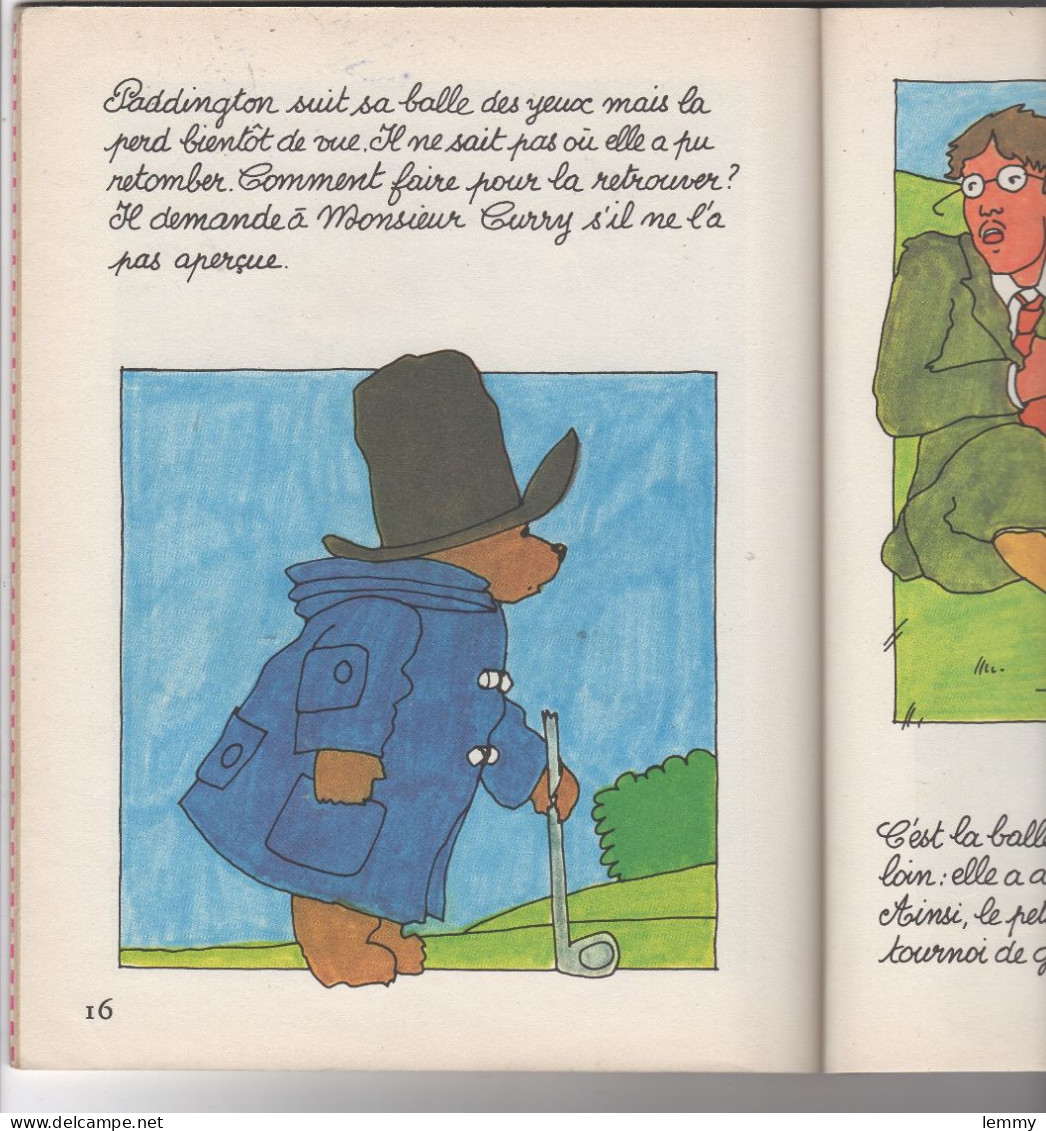 L'ours PADDINGTON AU GOLF - Michael BOND - GENTIL COQUELICOT - HACHETTE - 1978 - Hachette