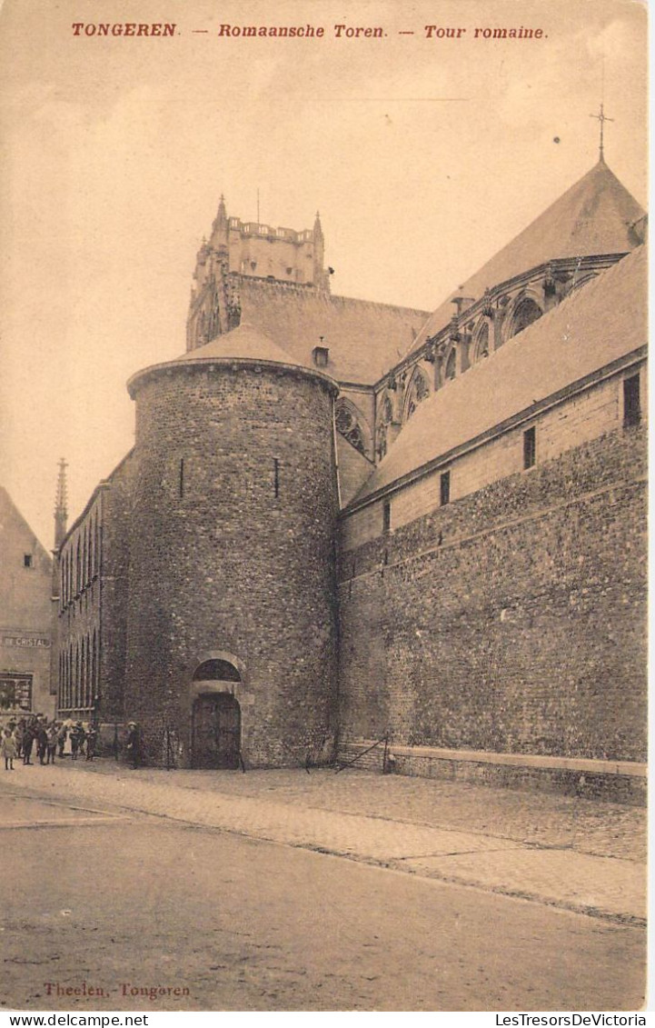 BELGIQUE - TONGRES - Tour Romaine - Carte Postale Ancienne - Tongeren