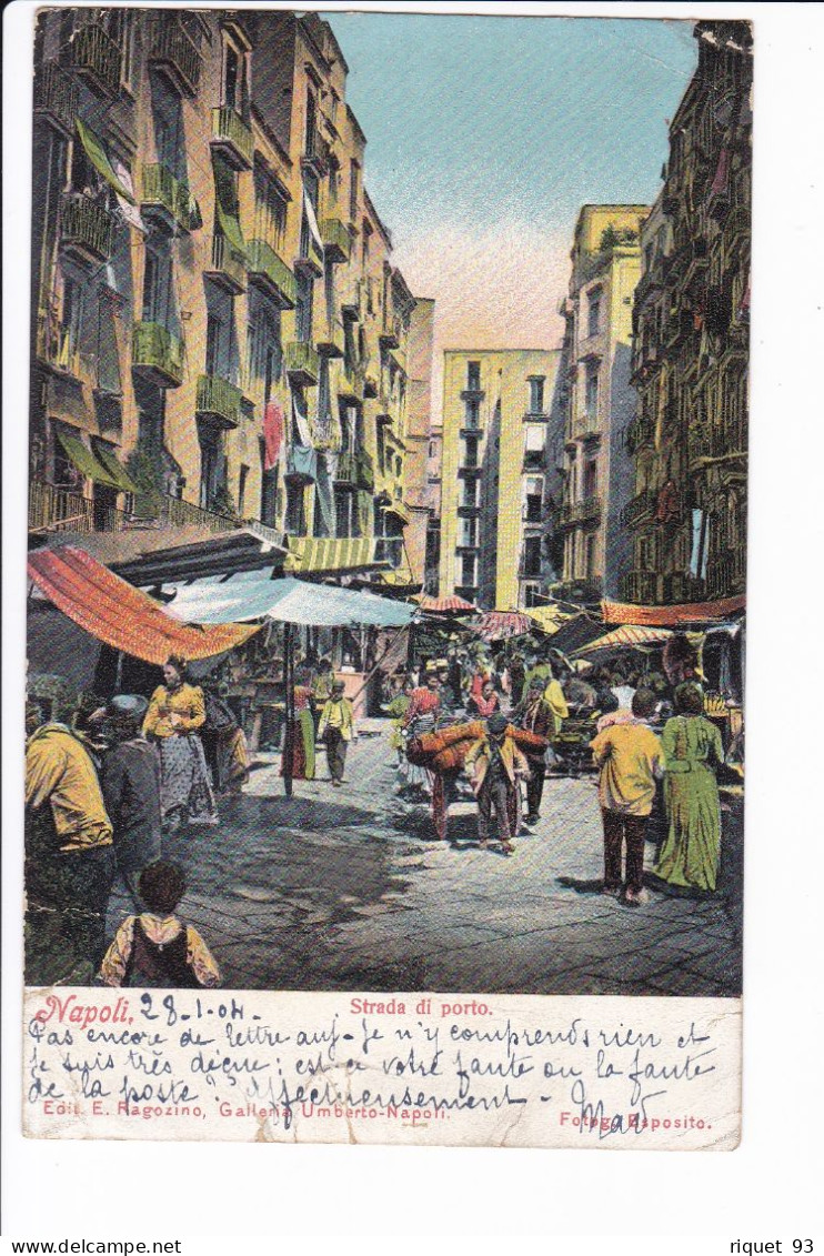 Napoli - Strada Di Porto 'animée) - Napoli (Neapel)