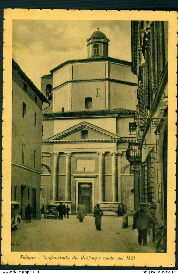 MN050 - FOLIGNO CONFRATERNITA DEL SUFFRAGIO ERETTA NEL 1521  ANIMATA 1940 CIRCA - Foligno