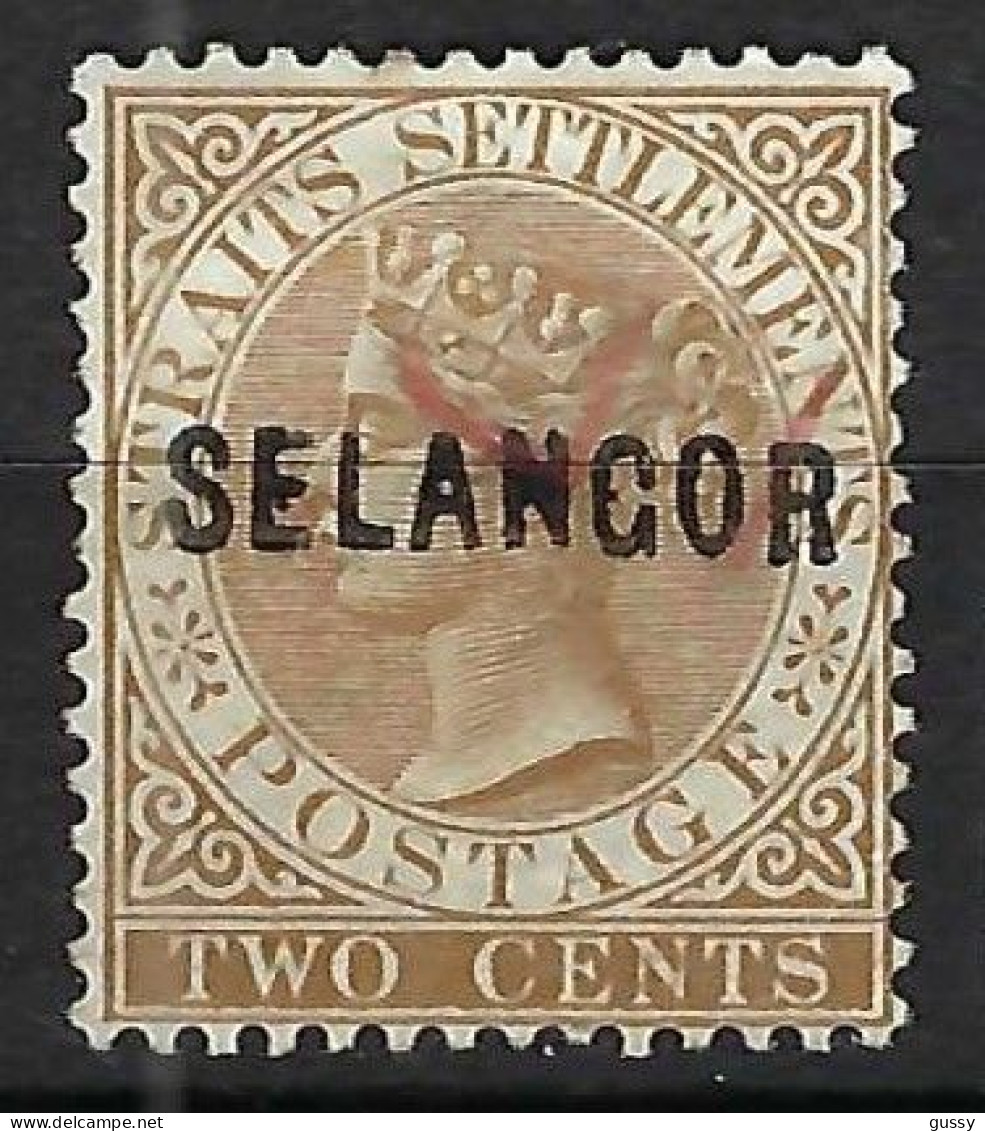 SELANGOR Ca.1882-90: Le Y&T 4 Obl., Pas D'aminci, Forte Cote - Selangor