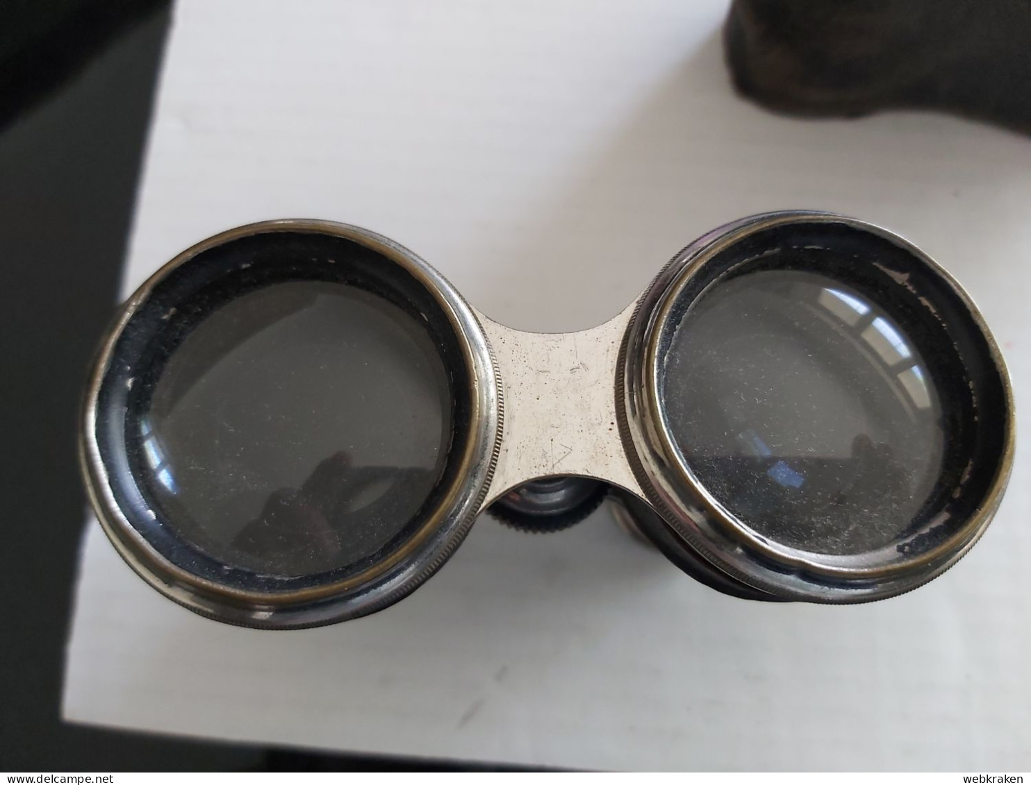 BINOCOLO EPOCA MARCA VERRES CON CUSTODIA SENZA COPERCHIO EPOCA COLONIE ITALIANE