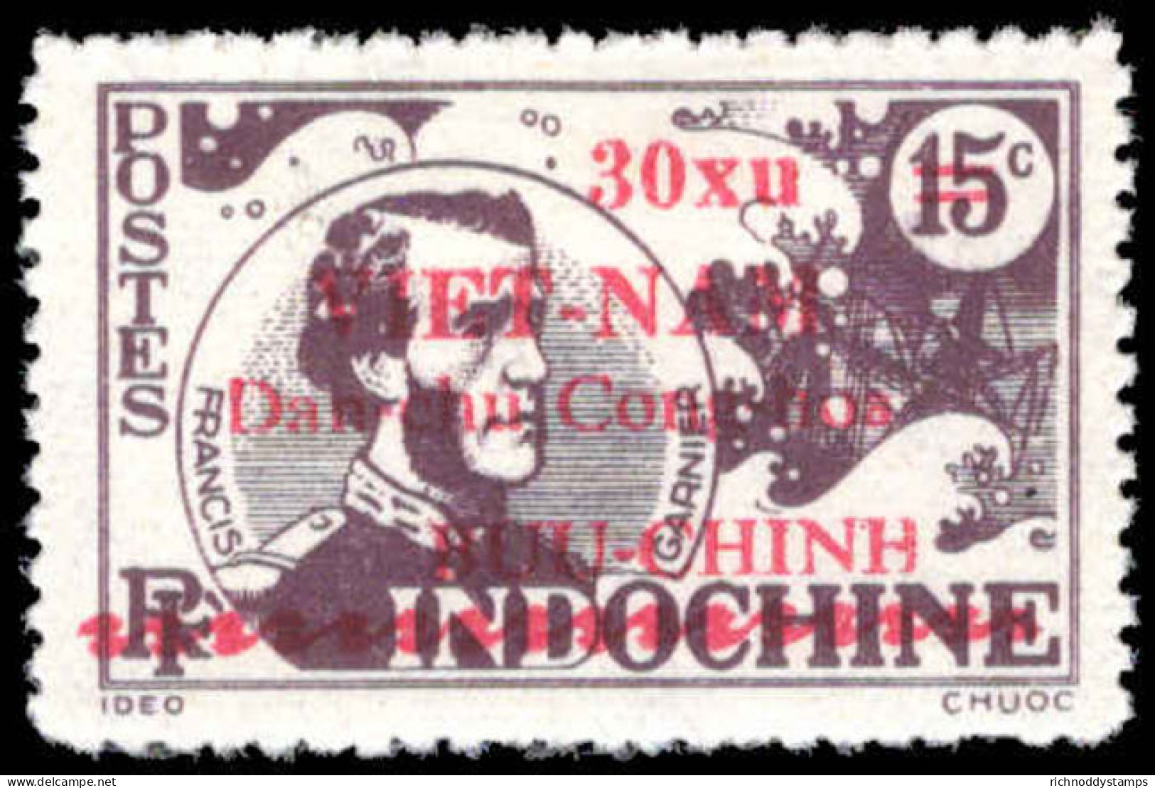 Vietnam 1945-46 30x Garnier Lightly Mounted Mint. - Guerra D'Indocina/Vietnam