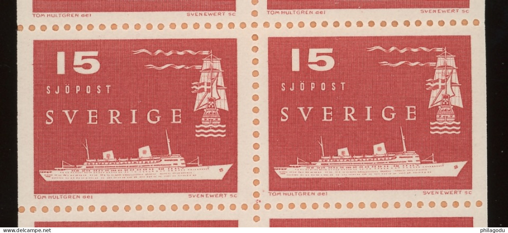 1958. Yv.427 X 8 Paires. Cote 12. €. Bateau. Boat Ship - Nuovi