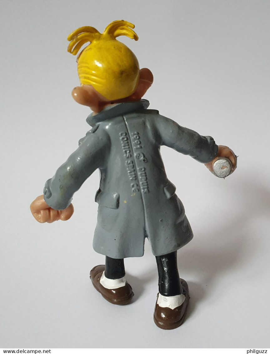 FIGURINE SPIROU - COMICS SPAIN - 1991 Fantasio Avec Une Lampe Torche - Andere & Zonder Classificatie