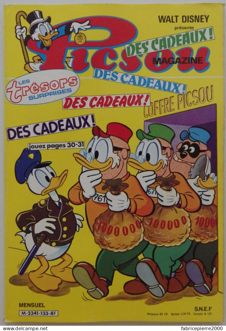 PICSOU MAGAZINE N°133 Mars 1983 Excellent état. Pubs Tigre Kellogg's Frosti, Lait Concentré Gloria - Picsou Magazine