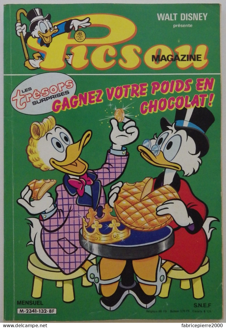 PICSOU MAGAZINE N°132 Février 1983 Excellent état. Pub Tigre Kellogg's Frosti - Picsou Magazine