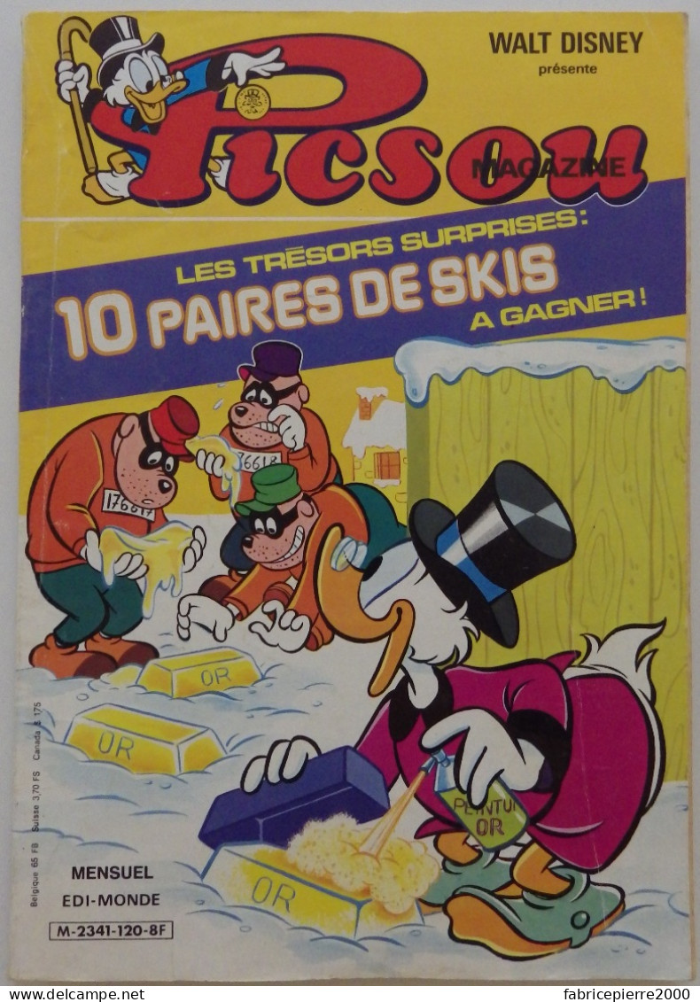 PICSOU MAGAZINE N°120 Février 1982 Excellent état - Picsou Magazine