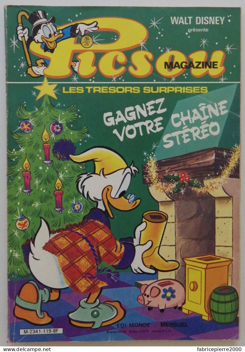 PICSOU MAGAZINE N°119 Janvier 1982 TBE - Picsou Magazine
