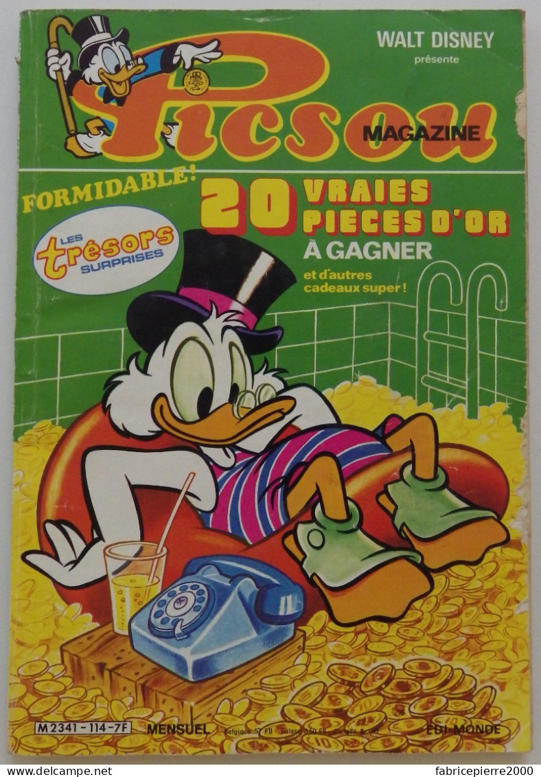 PICSOU MAGAZINE N°114 Août 1981 - Picsou Magazine