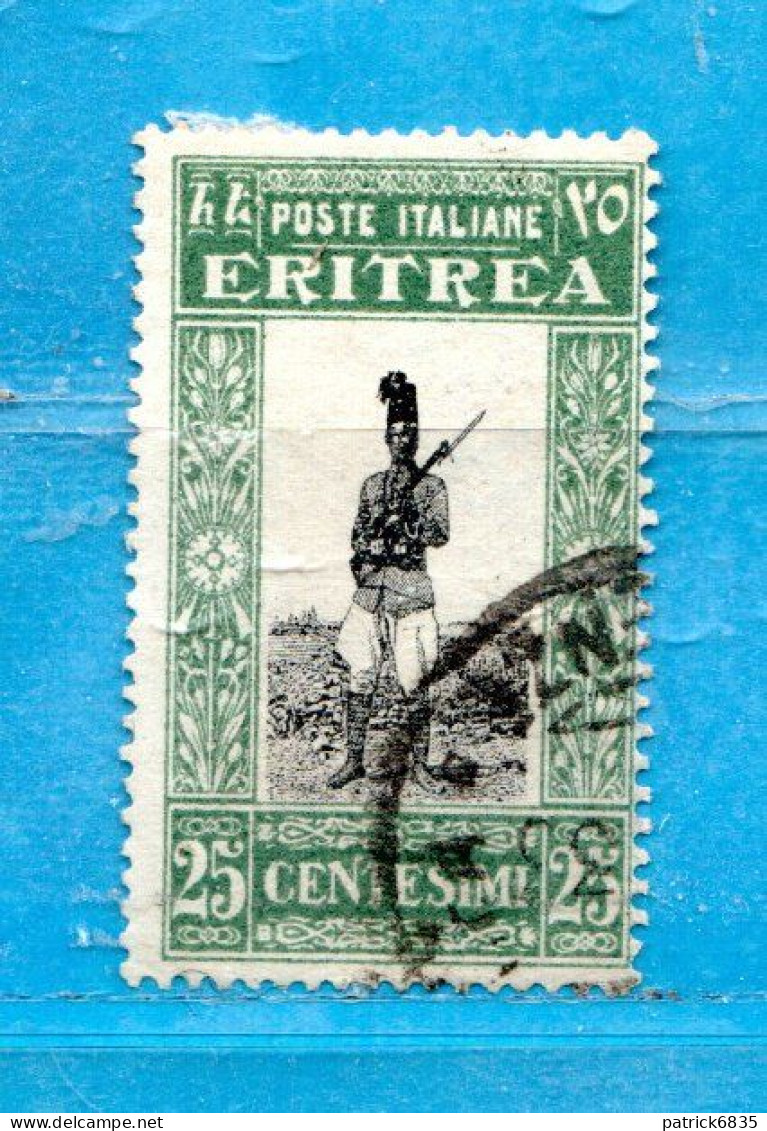 (Us8) ERITREA ° 1930 - PITTORICA.  Sass. 159. Usato.  Come Scansione. - Eritrée