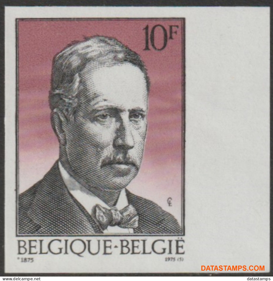 België 1975 - Mi:1810, Yv:1752, OBP:1758, Stamp - □ - Koning Albert I  - 1961-1980