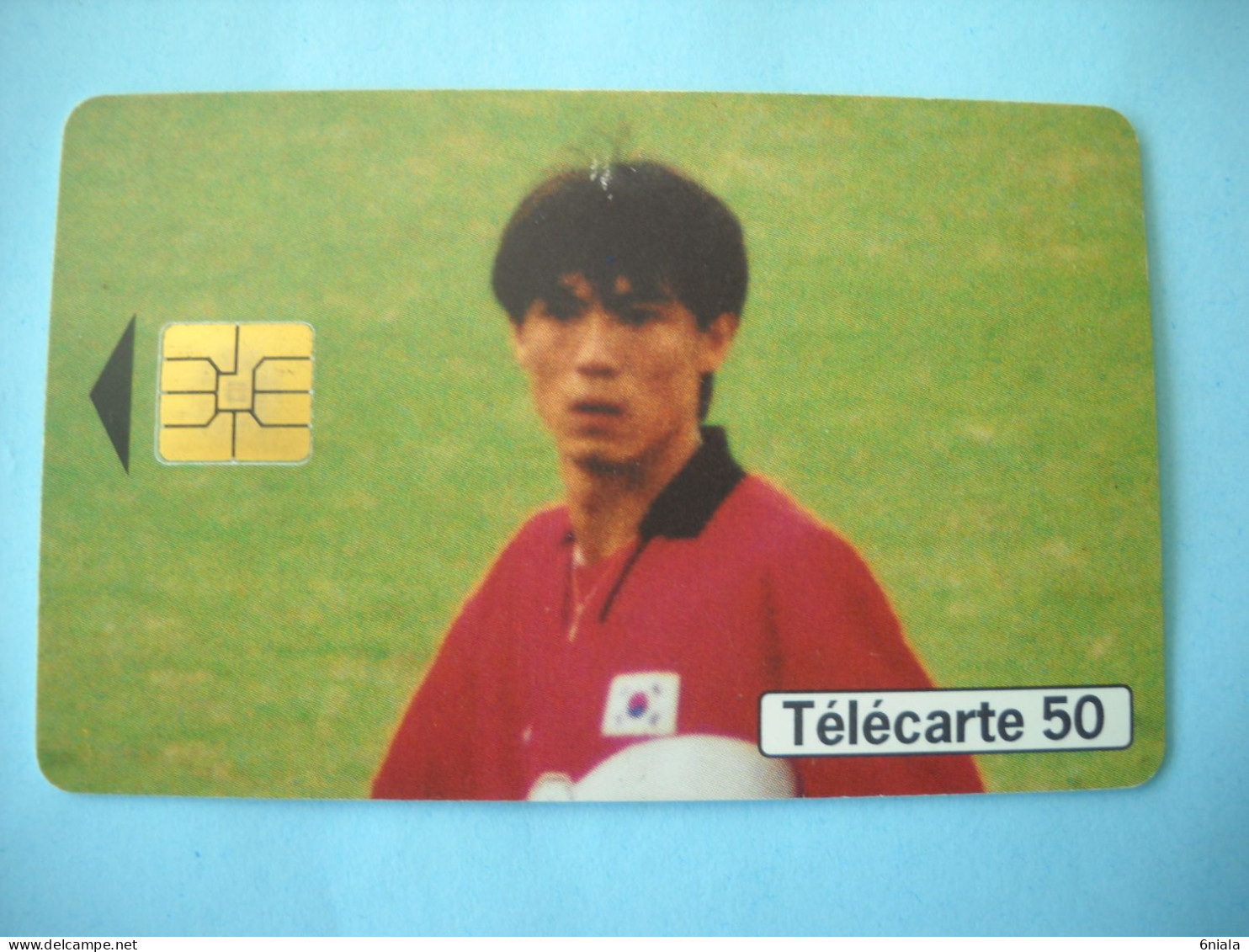 7602 Télécarte  Collection Foot Football  MUYNG BO HONG ( Corée)  France 98  ( 2 Scans ) 50 U - Deportes