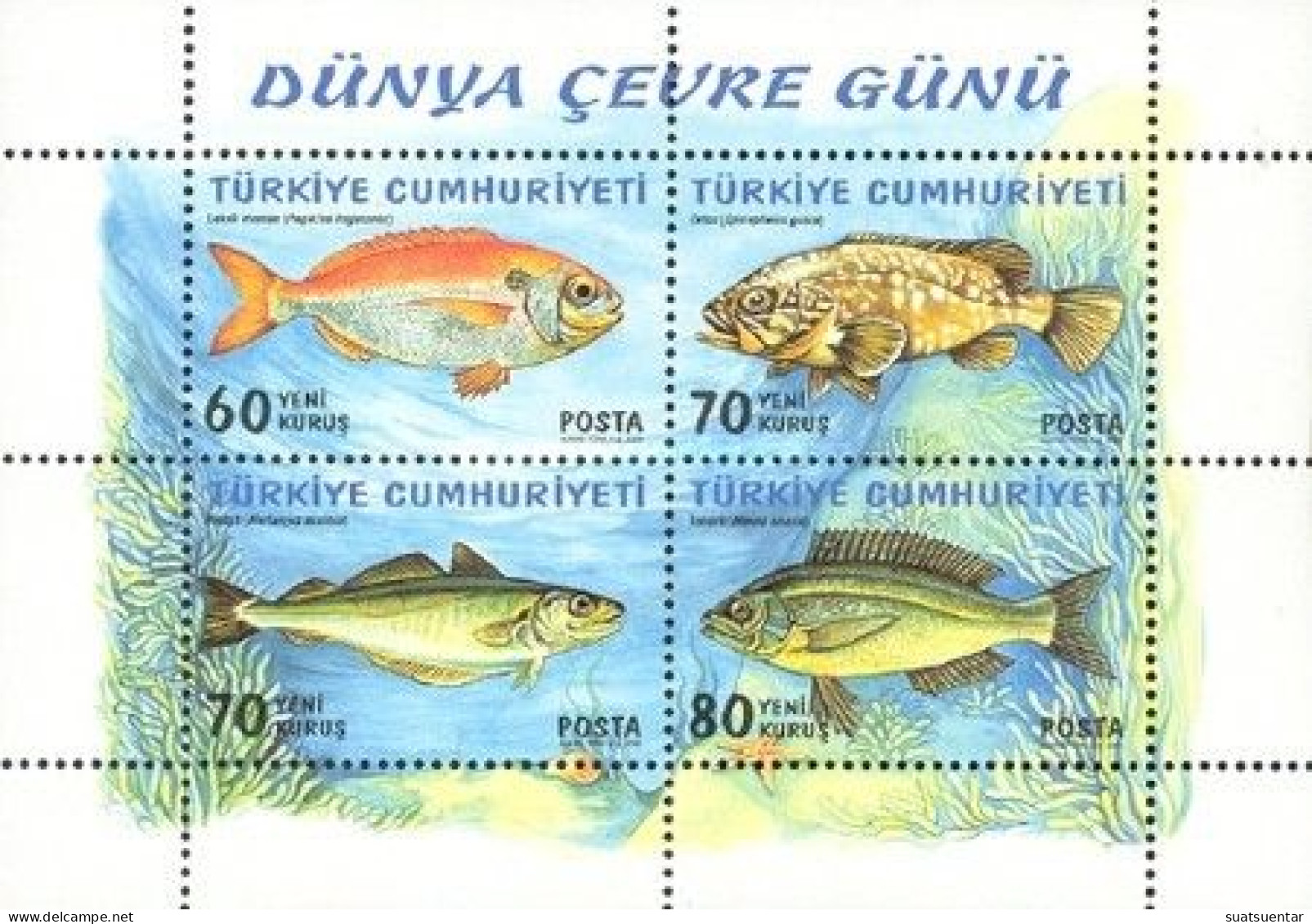 2005 World Environment Day, Fish MNH Isfila B60 - Unused Stamps