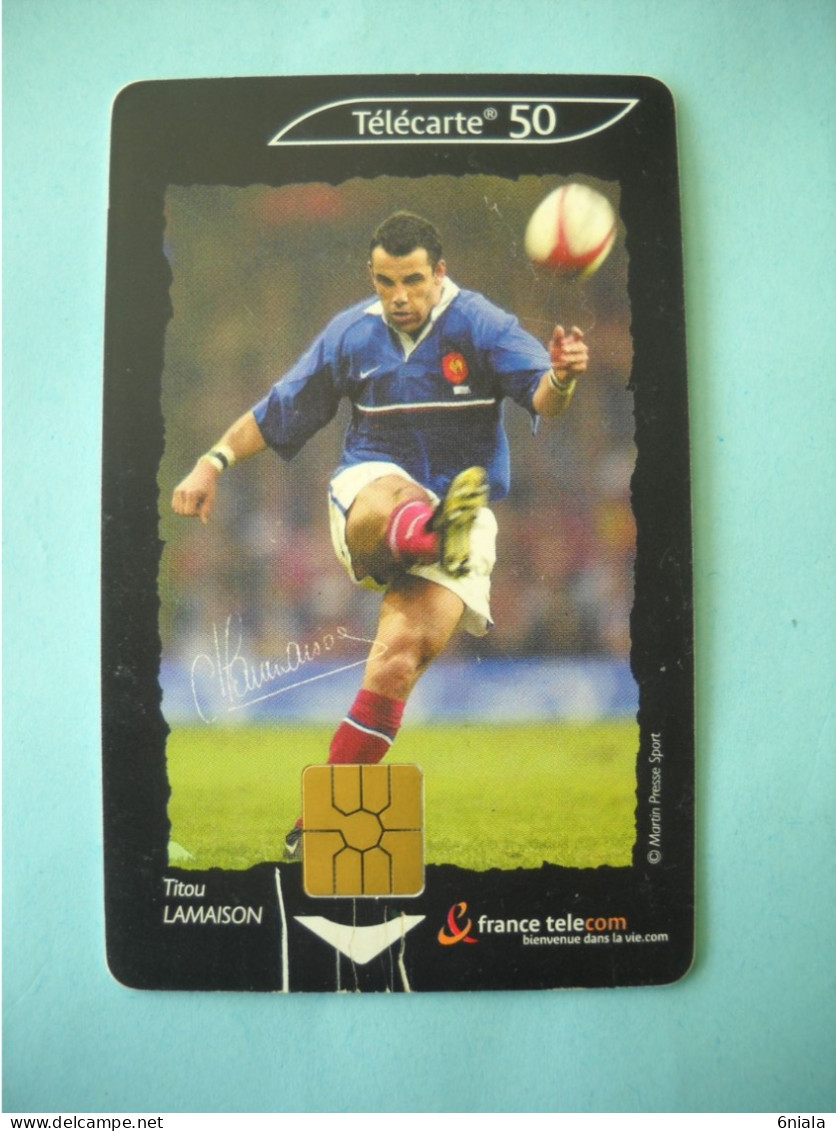 7621 Télécarte  Collection Titou LAMAISON   SPORT RUGBY   ( 2 Scans ) 50 U - Sport