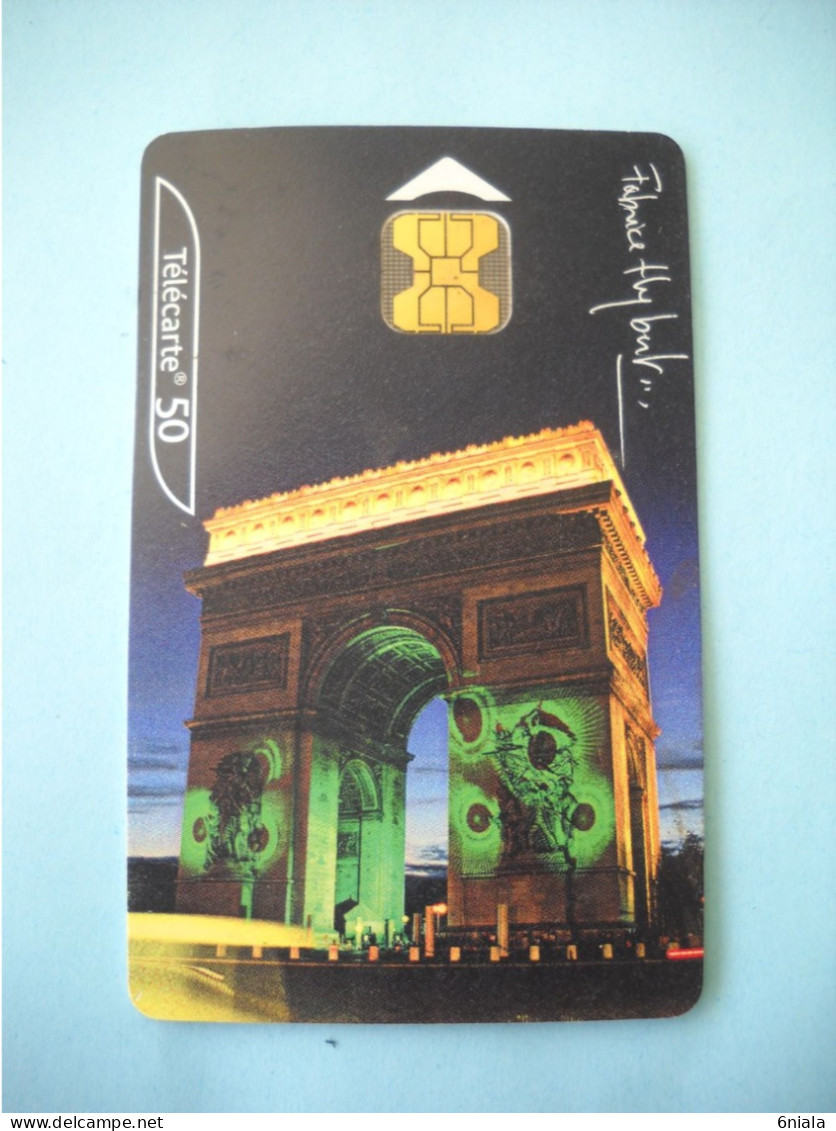 7627 Télécarte  Collection Fabrice HYBERT Arc De Triomphe Paris 2/ 2 L' événement    ( 2 Scans ) 50 U - 2000