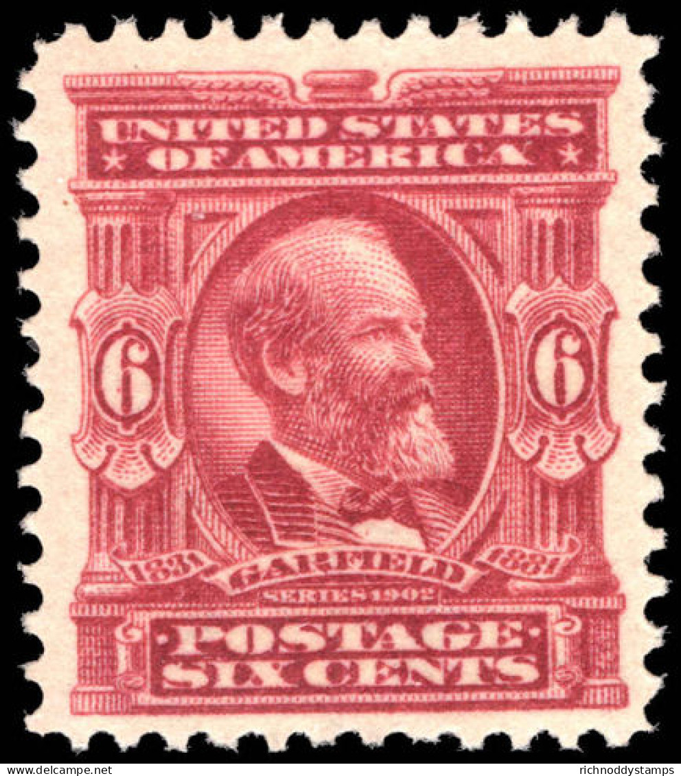 USA 1902-08 6c Garfield Fine Mounted Mint. - Neufs