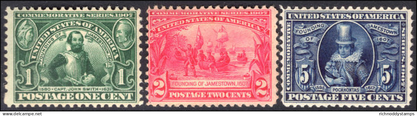 USA 1907 Jamestown Unmounted Mint. - Unused Stamps