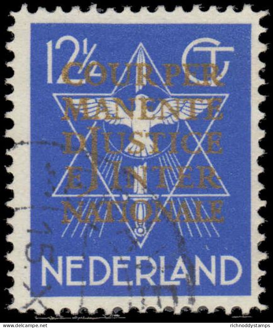 The Hague 1934-38 12&#189;c Fine Used. Only Price As Unused In SG But Only As Used In NVPH. - Service