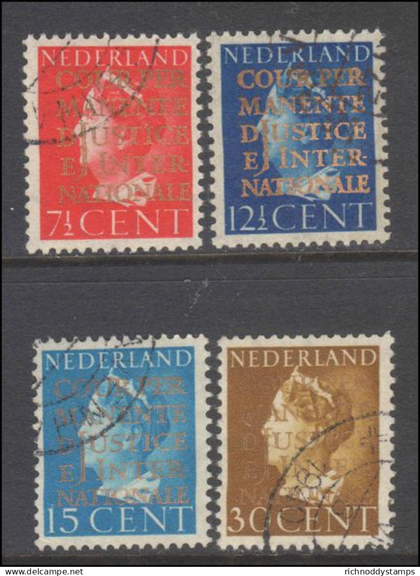 The Hague 1940 Set Of 4 Fine Used. - Dienstzegels