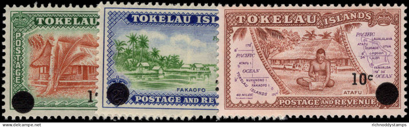 Tokelau 1967-68 Provisionals Unmounted Mint. - Tokelau