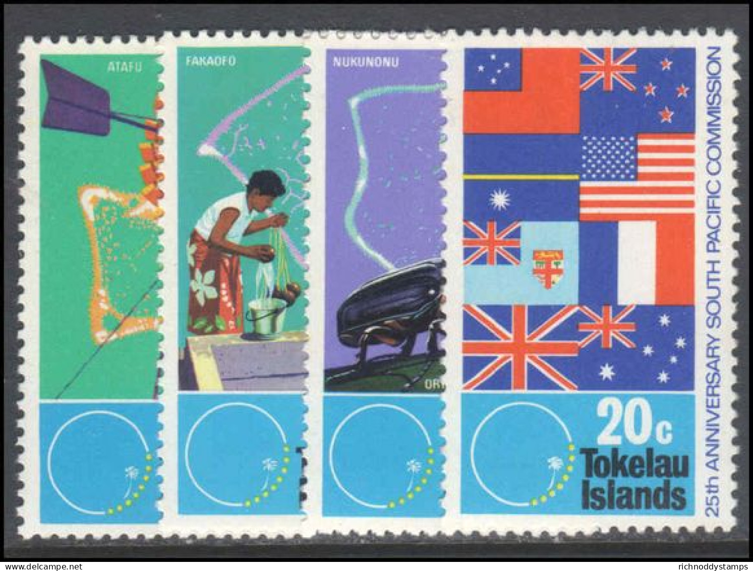 Tokelau 1972 25th Anniv Of South Pacific Commission Unmounted Mint. - Tokelau