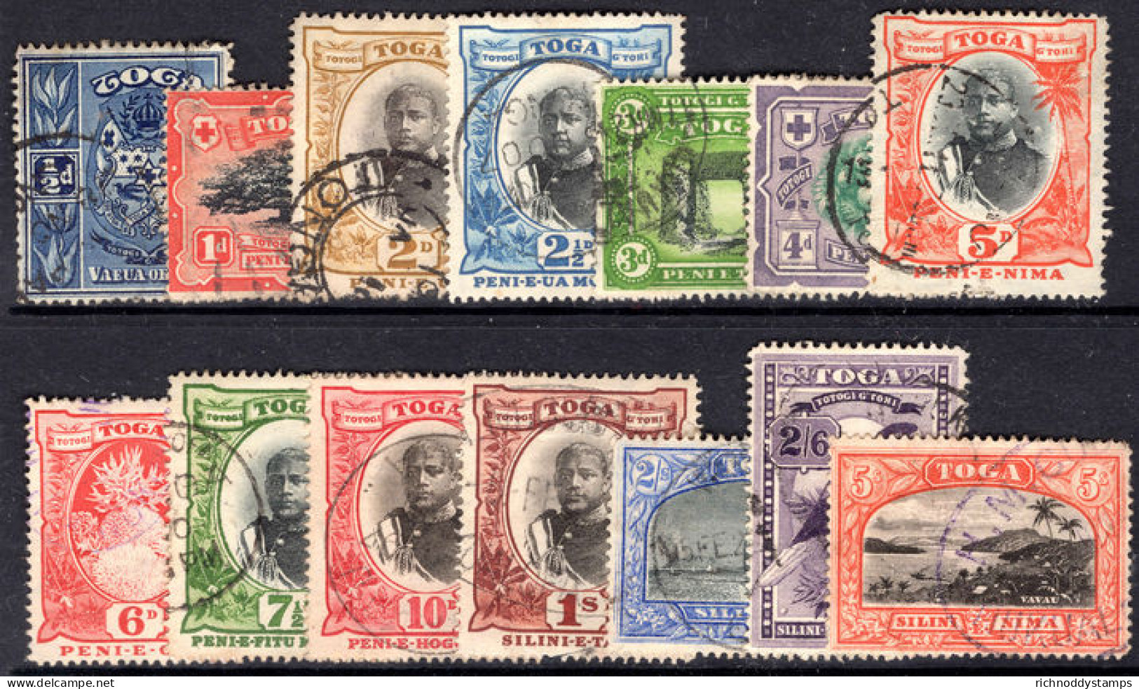 Tonga 1897 Set Fine Used. - Tonga (...-1970)