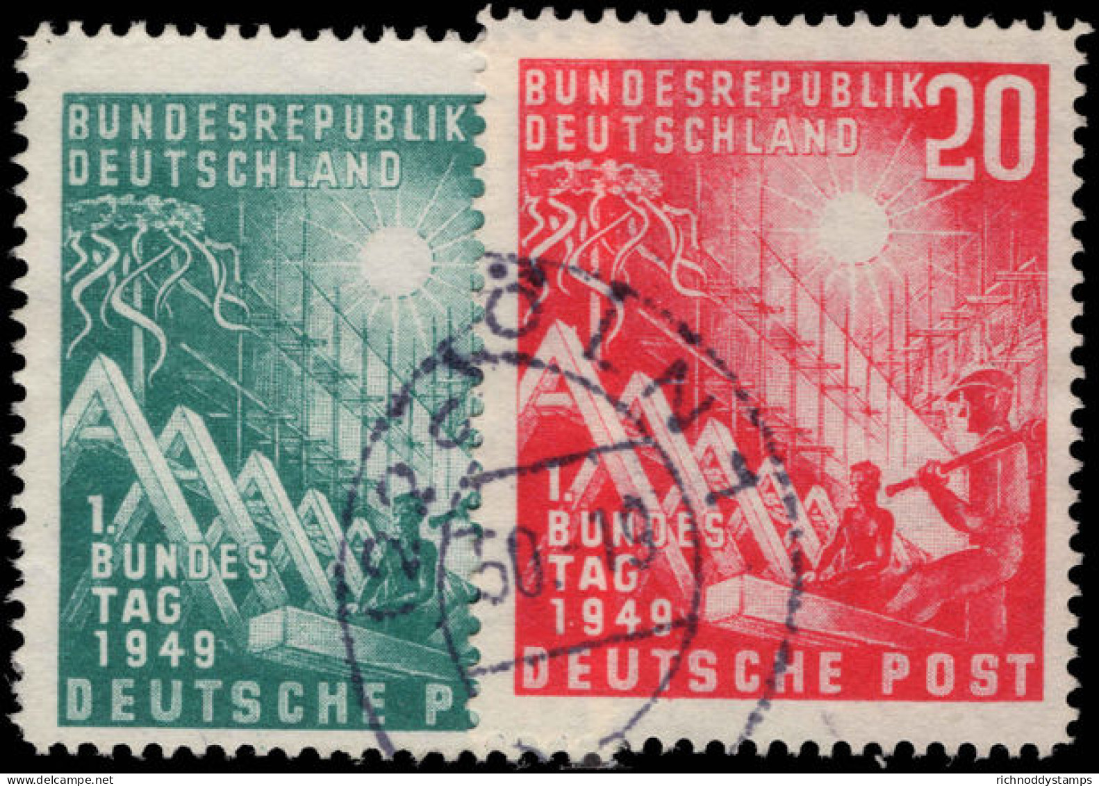 West Germany 1949 Opening Of Parliament Fine Used. - Gebraucht