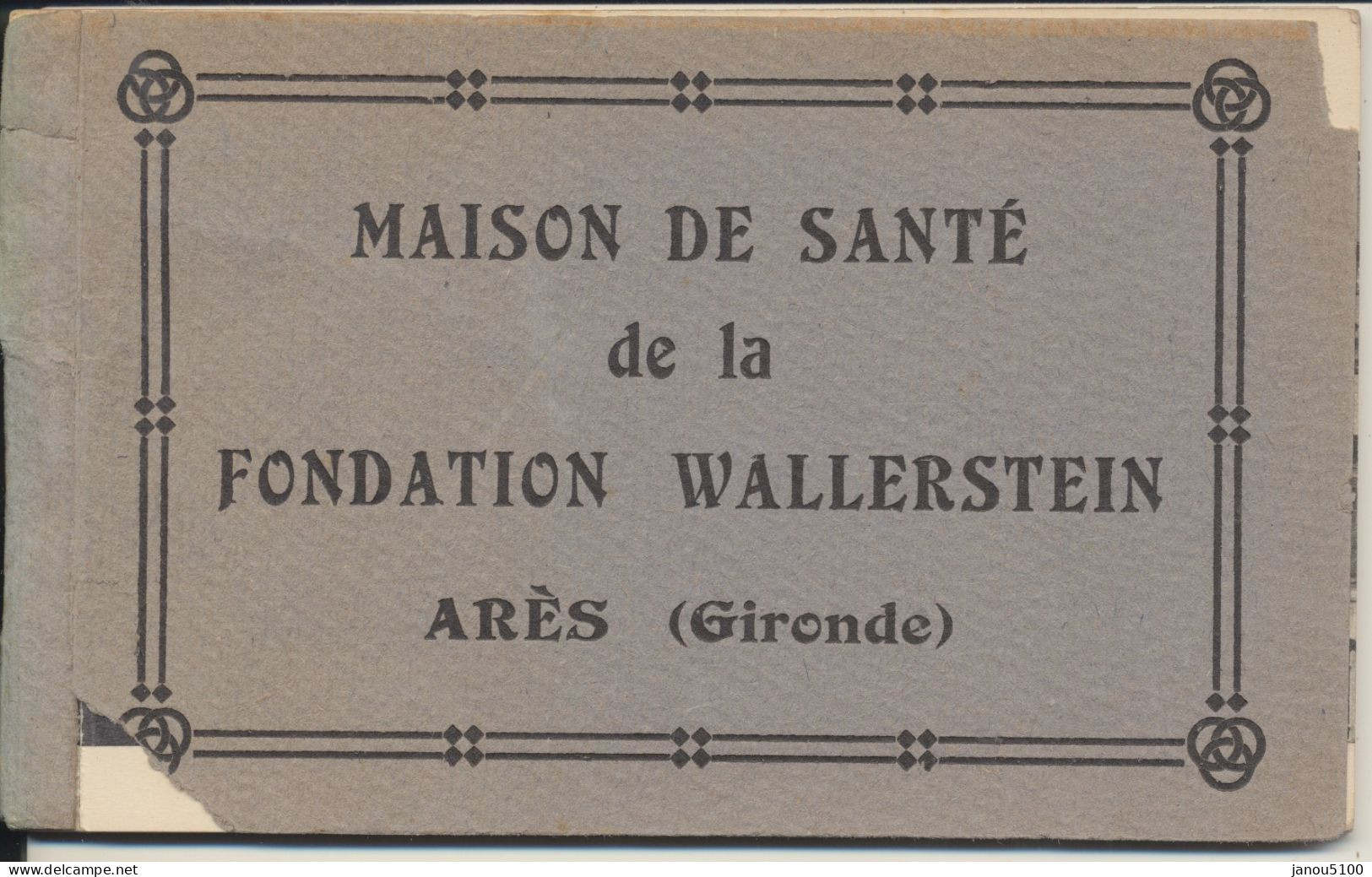 CARTES POSTALES   MAISON DE SANTE DE LA FONDATION WALLERSTEIN  -  CARNET DE    10   VUES. - Santé