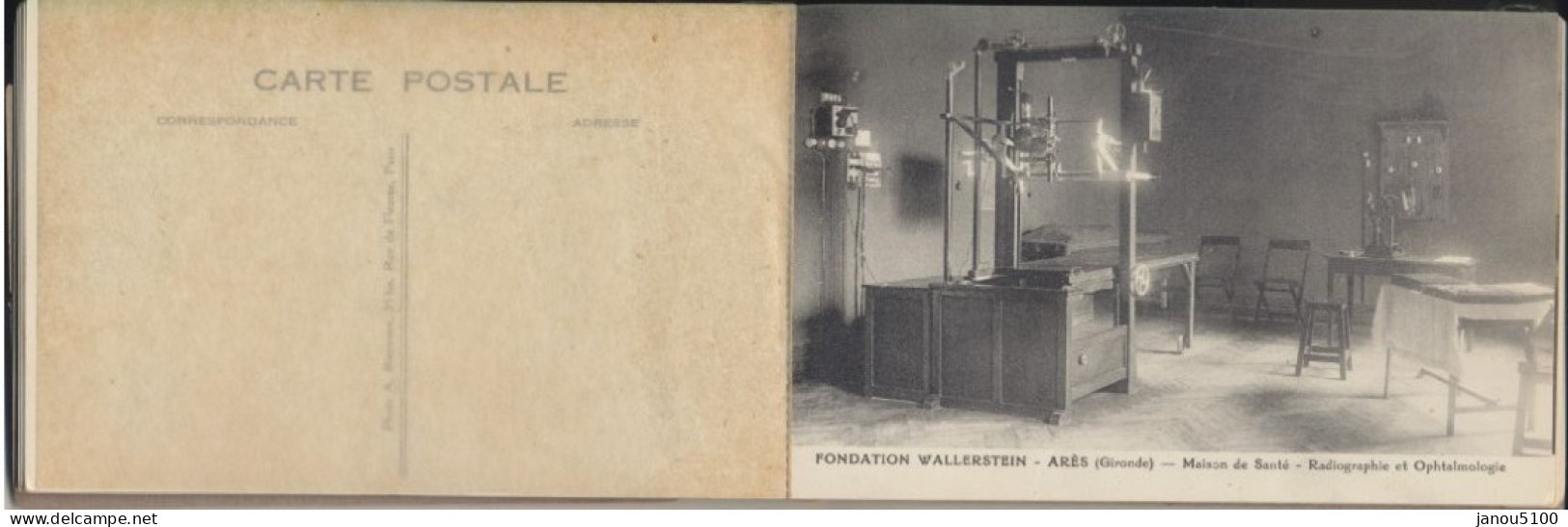 CARTES POSTALES   MAISON DE SANTE DE LA FONDATION WALLERSTEIN  -  CARNET DE    10   VUES. - Santé