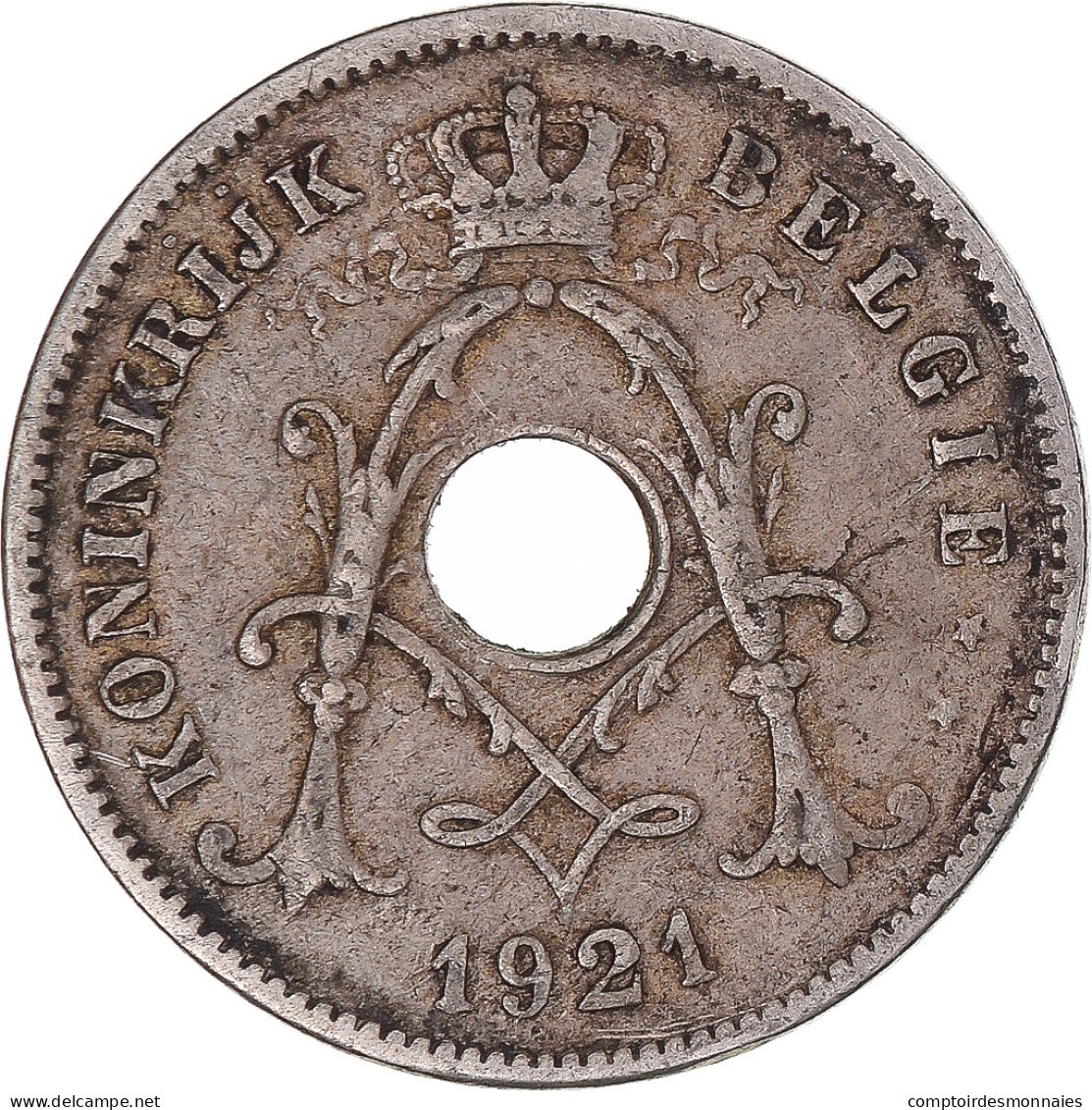 Monnaie, Belgique, 10 Centimes, 1921 - 10 Cent