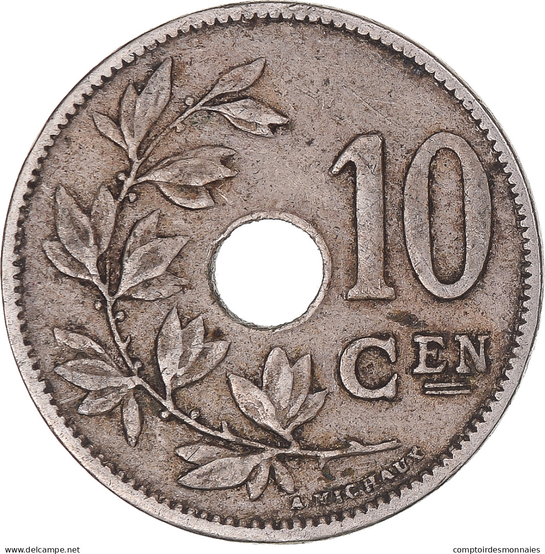 Monnaie, Belgique, 10 Centimes, 1921 - 10 Cents